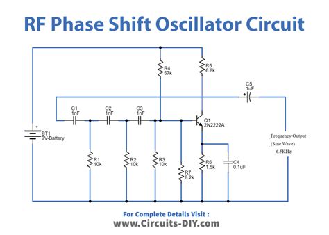 Rc Phase Shift Oscillator Circuit