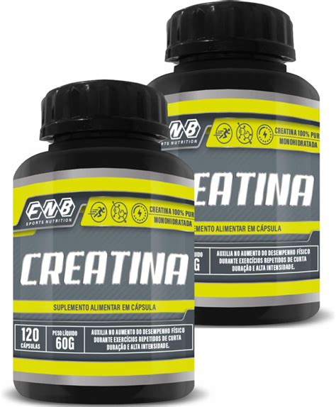 X Creatina Monohidratada Pura Capsulas De Mg Fnb Sport