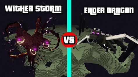 Ender Dragon Vs Wither Storm Comentado Youtube