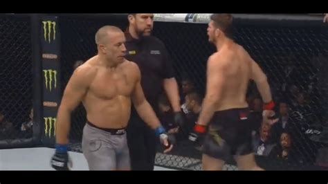 Georges St Pierre Vs Michael Bisping Full Fight Highlightsufc 217 Youtube