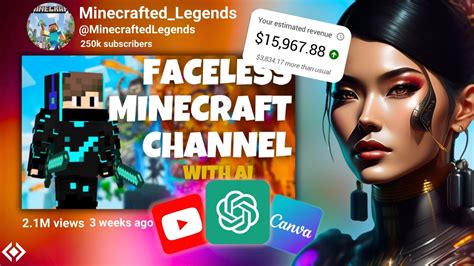 How I Built A 20000 Faceless YouTube Automation Minecraft Channel