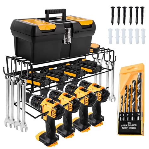 Blingbloc Power Tool Organizer 12 X 6 X 6 Tool Storage Organizer And Garage Tool Storage