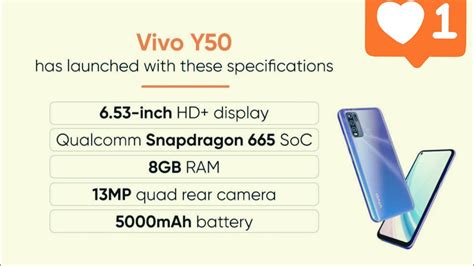 Vivo Y50 Specs Features And Price In The Philippines Youtube