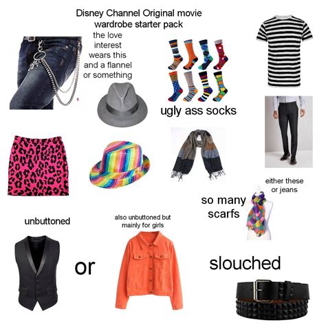 Disney Channel Original Movie Wardrobe Starter Pack Rstarterpacks