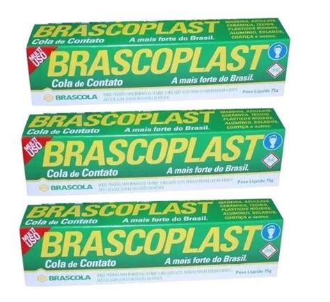 Cola De Contato Brascoplast G Kit Colas