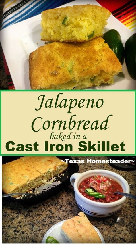 Homemade Jalapeno Cornbread Recipe ~ Texas Homesteader