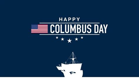 Premium Vector Columbus Day Background Design Vector Illustration