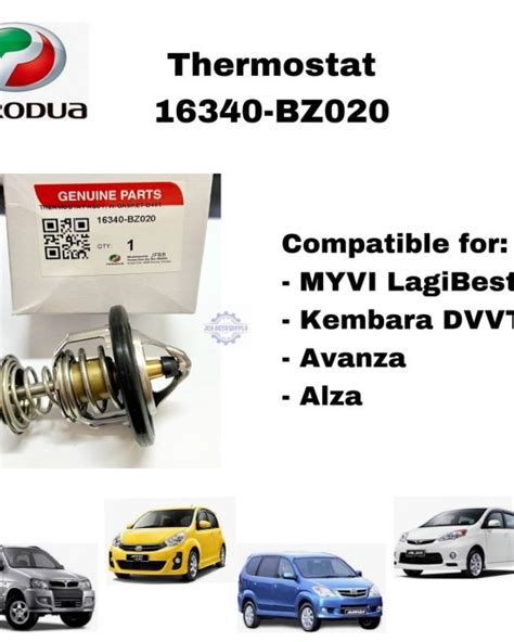 ORIGINAL PERODUA MYVI LAGI BEST ALZA KEMBARA DVVT AVANZA THERMOSTAT