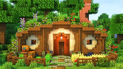 Minecraft How To Build A Hobbit Hole Tutorial Youtube