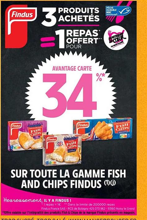 Promo La Gamme Fish And Chips Findus chez Intermarché Hyper iCatalogue fr