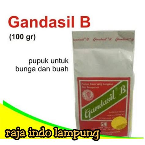 Jual Pupuk Gandasil B 500 Gram Pupuk Daun BerBagai Jenis Tanaman ORI