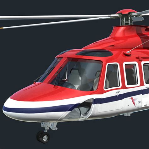 aw139 helicopter 3d 3ds