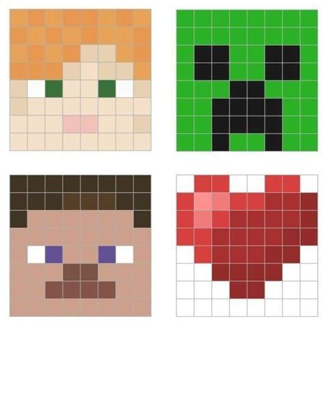 Minecraft Character Faces