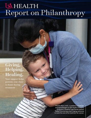 Usa Health Report On Philanthropy By Usa Health Issuu