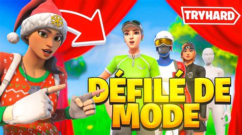 Défilé de mode SPÉCIAL SKIN TRYHARD sur Fortnite avec les ABONNÉS