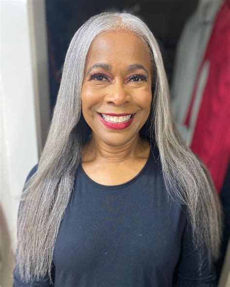 15 Hairstyle For Black Women Over 50 With Black Gray Hair Care Tips Black Women Hairstyles