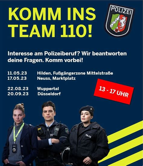 POL NE Interesse Am Polizeiberuf Veranstaltung Der Personalwerbung