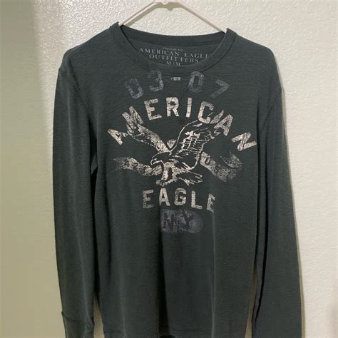 American Eagle Outfitters Mens Green Jumper Depop