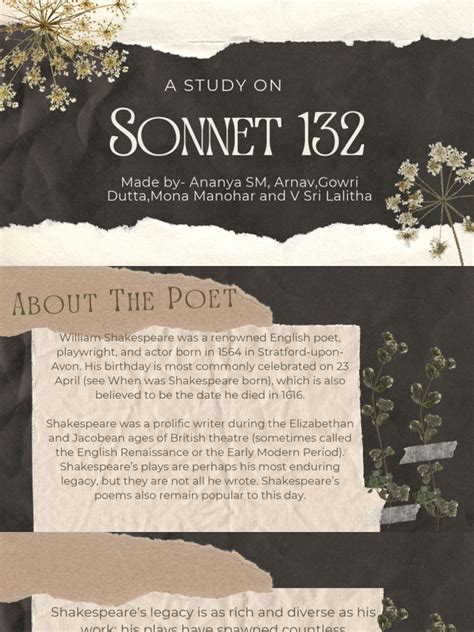 sonnet    poetry william shakespeare