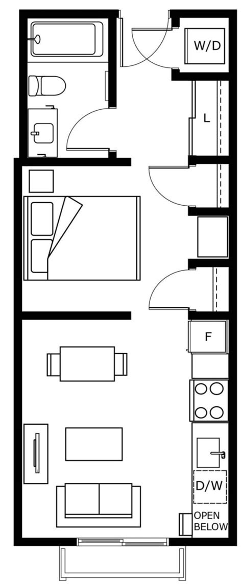 Floorplans of Capital Park Residences in Victoria, BC