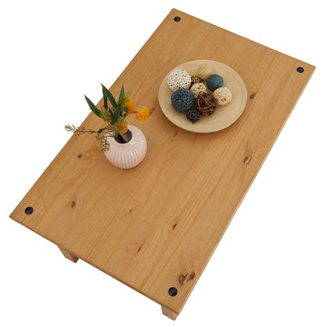 Table Basse En Pin Salsa Style Mexicain Avec Tiroirs Mobil Meubles