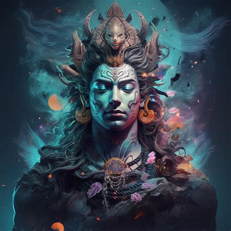 El Se Or Shiva En Una Imagen Espiritual Trascendental Generativo Ai