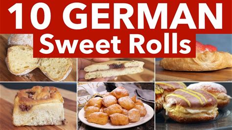 German Sweet Rolls Traditional German Pastry German Bakery Items