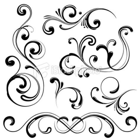 5 Best Images Of Printable Stencils Designs Swirls Free Printable