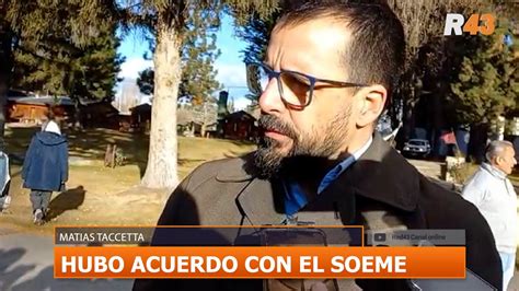 MATÍAS TACCETTA HUBO ACUERDO CON EL SOEME YouTube