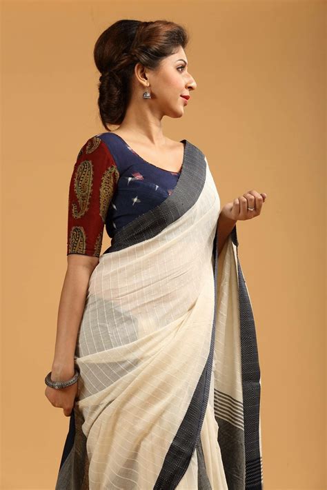 Cotton Saree Blouse Pattern