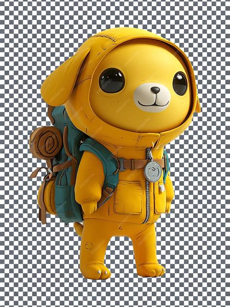 Premium Psd Beautiful Jake The Dog Adventure Isolated On Transparent