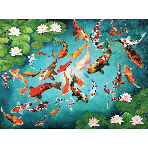 Buy Koi Fish 1000 Piece Jigsaw Puzzle At Spilsbury