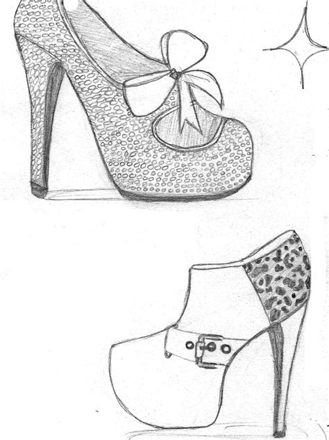 High Heel Shoes Sketch At Explore Collection Of