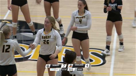 Jv Womens Volleyball Dordt Vs Midland Oct 30 2021 Youtube