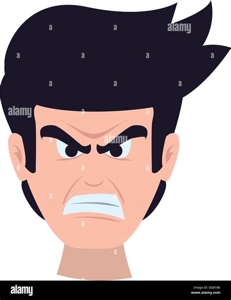 Cartoon Of Angry Man High Resolution Stock Photography And Images Alamy