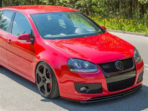 Front Splitter Vw Golf V Gti For Gti 30th Front Bumper Spoiler Maxton Design Uk