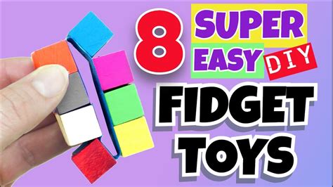 8 Super Easy Diy Fidget Toys How To Make Homemade Fidgets Pop It