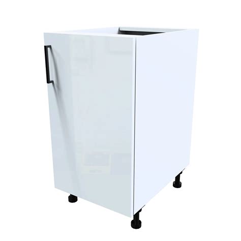 18 inch Base Kitchen Cabinet White High Gloss