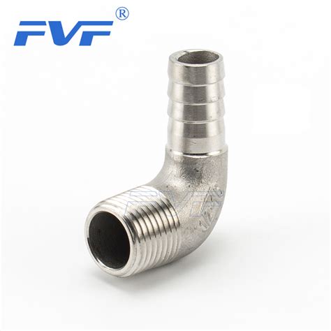 Lbs Stainless Steel Elbow Hose Nipple With Male Thread Fvf Industry