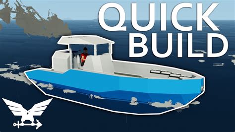 Small Adventure Boat Quick Build Stormworks Gameplay Youtube