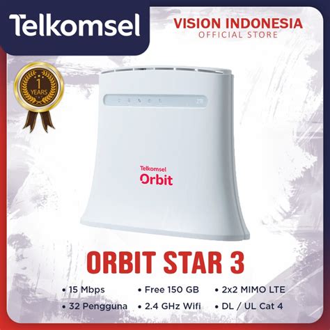 Jual Telkomsel Orbit Star Modem Wifi G High Speed Bonus Data Gb