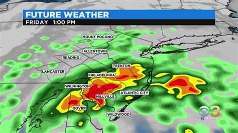 Philadelphia Weather Tracking Tropical Storm Fay Youtube