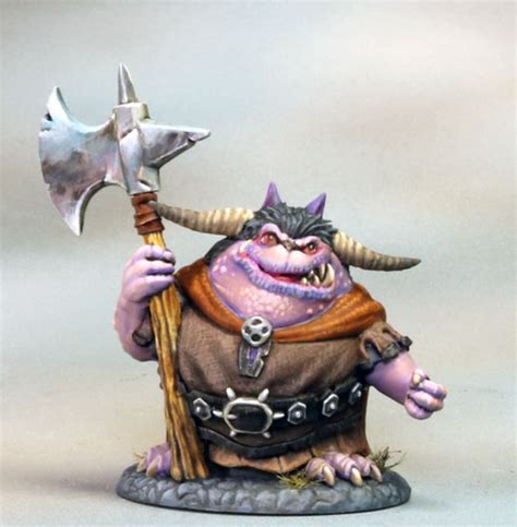 chonky goblin   handed axe dark sword miniatures