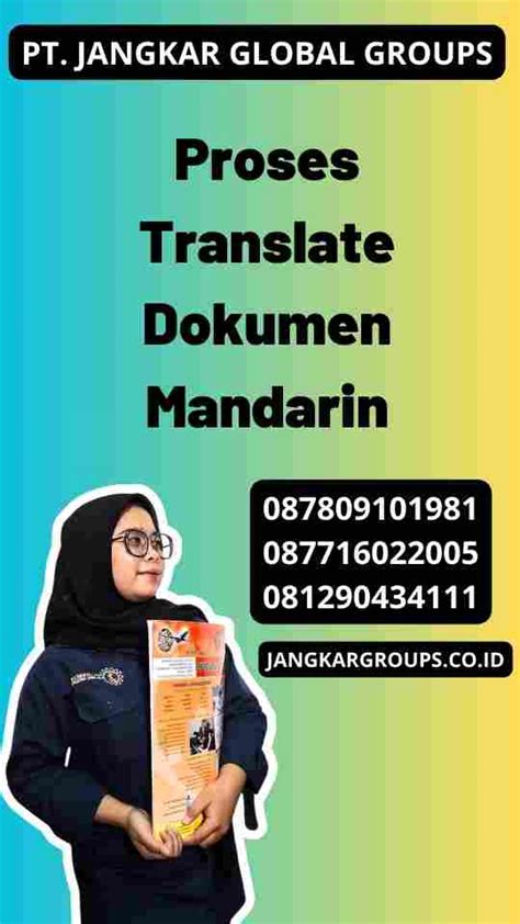 Proses Translate Dokumen Mandarin Jangkar Global Groups