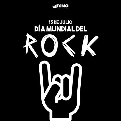 Dia Del Rock De Julio Dia Del Rock Dia Mundial Del Rock Rock En