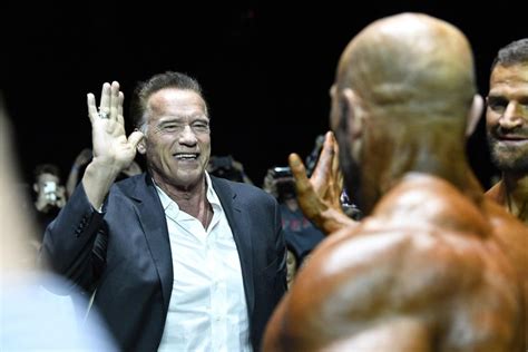 Video shows Arnold Schwarzenegger getting drop-kicked in the back.