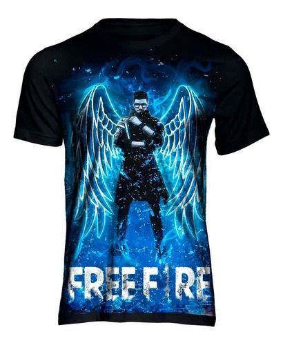 Camisa Camiseta Free Fire Angelical Mestre Infantil E Adulto Mens