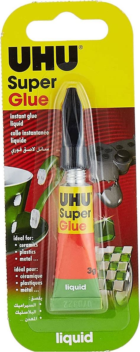 Uhu Super Glue Liquid Instant Glue Ultra Fast And Extremely