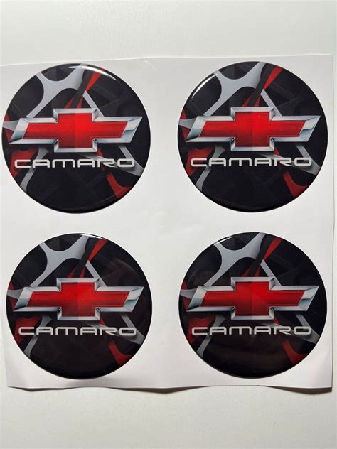 Chevrolet Camaro Decals Center Wheel Caps Self-adhesive Stickers Logo ...