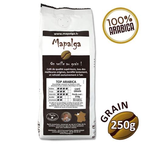 Café grain TOP ARABICA 250g MAPALGA MAPALGA CAFES